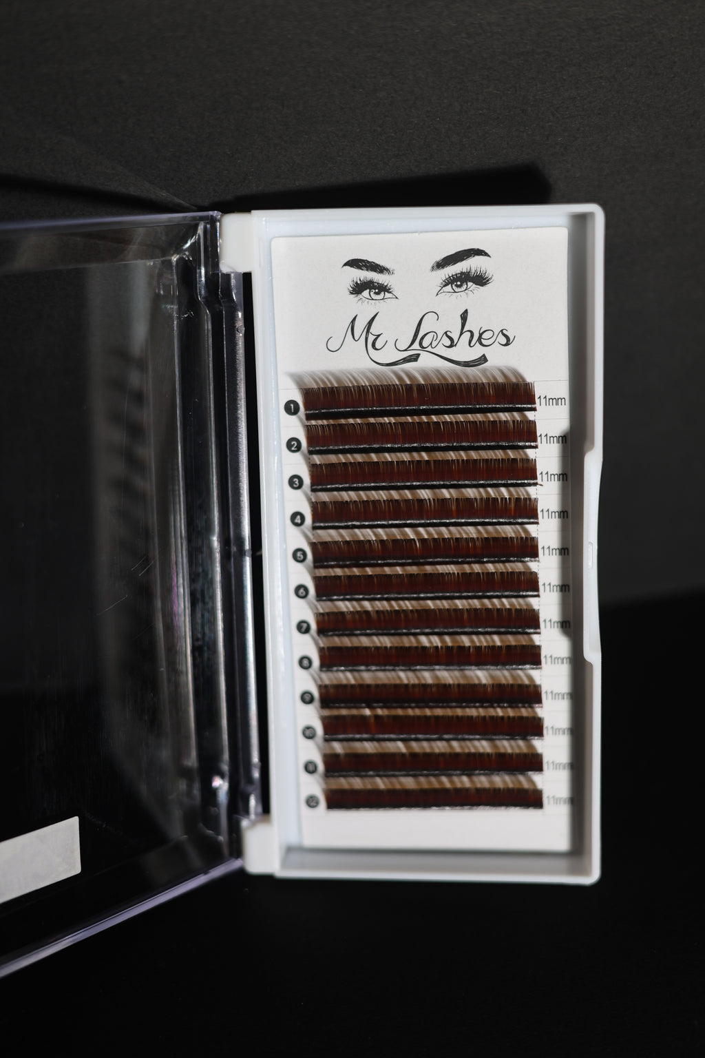 Dark Brown Lashes